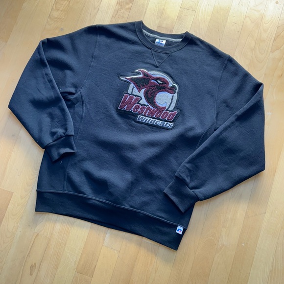 Vintage Rassell Athletic crashed big logo sweatshirt - Picture 2 of 5